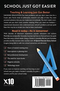 Hacking Education achterzijde