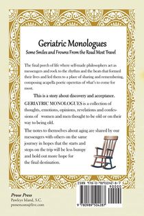 Geriatric Monologues achterzijde