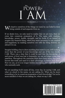 The Power of I AM - Volume 2 achterzijde