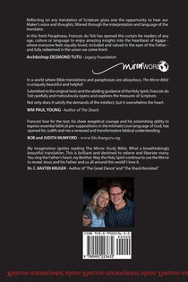 Mirror Study Bible 10th Edition 1200 page Hardcover [Excluding Acts] 7 X 10 Inch, Wide Margin. achterzijde