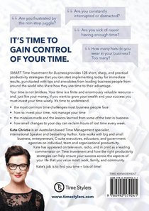 SMART Time Investment for Business achterzijde