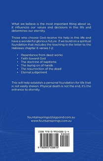 A Spiritual Foundation for Christians achterzijde