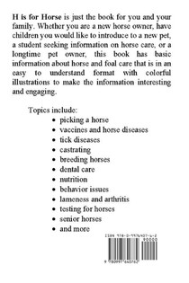 H is for Horse achterzijde