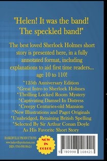 The Best Loved Adventure Of Sherlock Holmes - The Speckled Band achterzijde