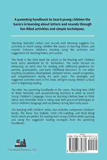 Teaching Alphabet Letters & Sounds with Meaning achterzijde