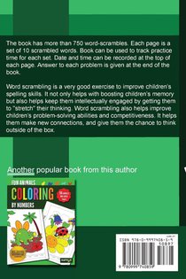 Fun Jumbles Word Scrambles for Kids achterzijde