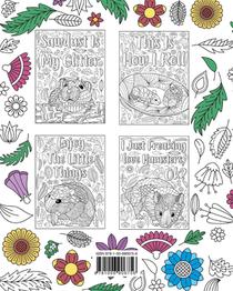 Hamster Coloring Book achterzijde