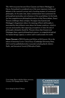 Cassirer and Heidegger in Davos achterzijde