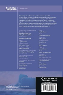 The Cambridge Companion to Environmental Humanities achterzijde