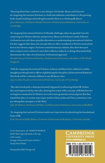 Re-imagining International Relations achterzijde