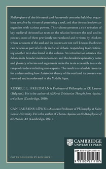 Medieval Philosophical Writings on the Powers of the Soul achterzijde