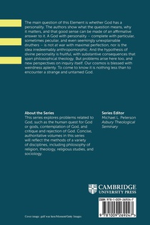 The Problem of Divine Personality achterzijde