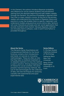 Bayesian Social Science Statistics achterzijde