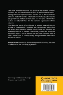 Science and Society in Modern India achterzijde
