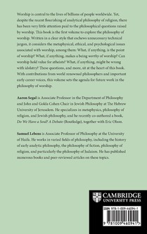 The Philosophy of Worship achterzijde