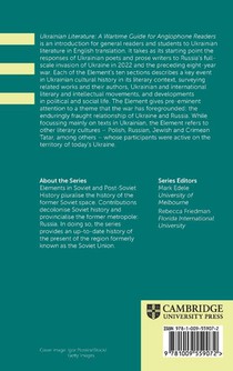 Ukrainian Literature achterzijde