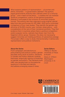 Gender, Ethnicity, and Intersectionality in Cabinets achterzijde