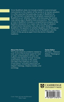 The Problem of God in Buddhism achterzijde