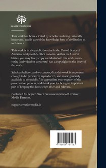 Twice-Told Tales; Volume I achterzijde