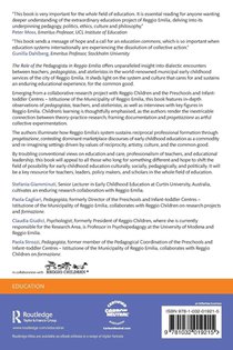 The Role of the Pedagogista in Reggio Emilia achterzijde