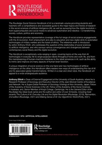 The Routledge Social Science Handbook of AI achterzijde