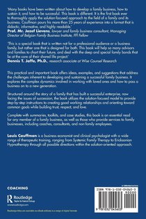 Developing and Sustaining a Successful Family Business achterzijde