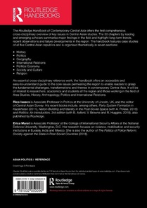 Routledge Handbook of Contemporary Central Asia achterzijde
