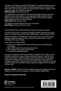 Essentials of Early English achterzijde