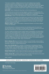 Grief and Bereavement in Contemporary Society achterzijde