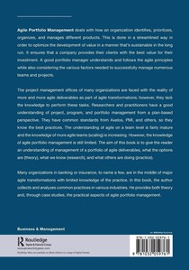 Agile Portfolio Management achterzijde
