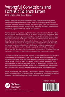 Wrongful Convictions and Forensic Science Errors achterzijde
