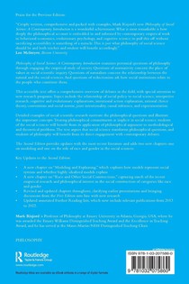 Philosophy of Social Science achterzijde