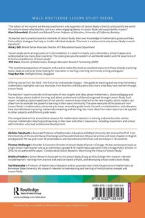 Educators' Learning from Lesson Study achterzijde