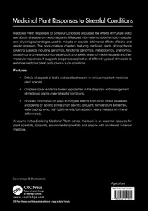 Medicinal Plant Responses to Stressful Conditions achterzijde