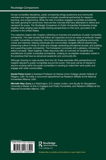 The Routledge Companion to Public Humanities Scholarship achterzijde
