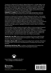 Introduction to Multicultural Counseling for Helping Professionals achterzijde