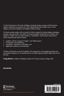 A Critical Introduction to the Study of Religion achterzijde