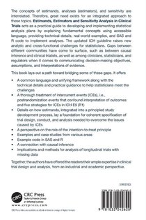 Estimands, Estimators and Sensitivity Analysis in Clinical Trials achterzijde