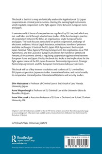 Europe and Japan Cooperation in the Fight against Cross-border Crime achterzijde