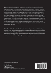 Advanced Instructional Design Techniques achterzijde