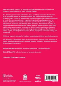 A Frequency Dictionary of British English achterzijde