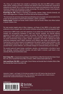 Transforming Careers in Mental Health for BIPOC achterzijde