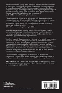 Loneliness in World History achterzijde