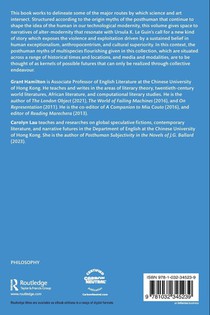 Mapping the Posthuman achterzijde