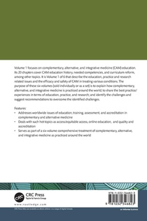 Handbook of Complementary, Alternative, and Integrative Medicine achterzijde