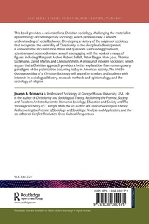 The Not So Outrageous Idea of a Christian Sociology achterzijde