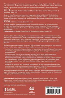 Designing Public Policies achterzijde