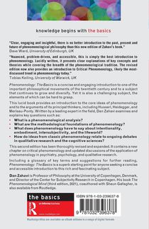 Phenomenology: The Basics achterzijde