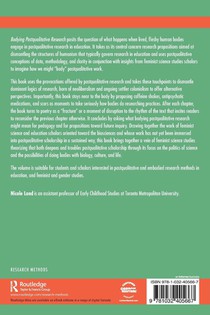 Bodying Postqualitative Research achterzijde