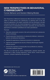 New Perspectives in Behavioral Cybersecurity achterzijde